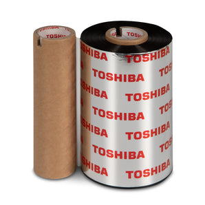 110mm x 400m Toshiba TEC AG3 Wax Resin Printer Ribbon, Outside Wound