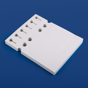 33 x 250 mm 6-per sheet, TABBED Self-Tie Loop-Lock Labels, WHITE