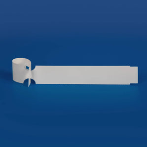 220 x 25 mm Self-Tie Loop-Lock Labels, 1-across, WHITE