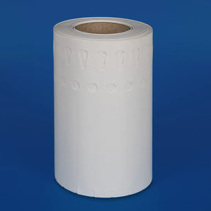 225 x 25 mm MAX STRENGTH Self-Tie Loop-Lock Labels, 1-across, WHITE