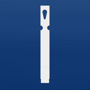 228 x 25 mm TABBED Self-Tie Loop-Lock Labels, 1-across, WHITE