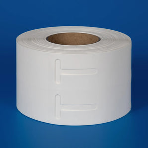 50 x 305 mm Self-Tie Loop-Lock Labels, 2-across, WHITE