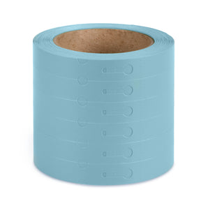 17 x 127 mm Self-Tie Loop-Lock Labels, 6-across, COLOURED