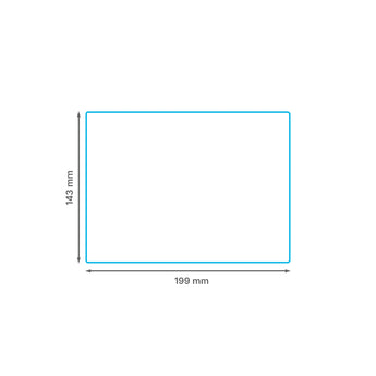199 x 143 mm matt finish synthetic self-adhesive labels - 2 per sheet - laser and inkjet printable - waterproof - horticulture - steel - chemicals - industrial