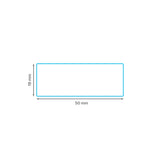 50 x 19 mm matt finish synthetic self-adhesive labels - 60 per sheet - laser and inkjet printable - waterproof - horticulture - steel - chemicals - industrial