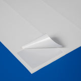 65 x 48 mm matt finish synthetic self-adhesive labels - 18 per sheet - laser and inkjet printable - waterproof - horticulture - steel - chemicals - industrial