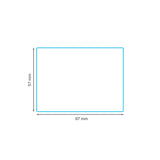 97 x 57 mm matt finish synthetic self-adhesive labels - 10 per sheet - laser and inkjet printable - waterproof - horticulture - steel - chemicals - industrial
