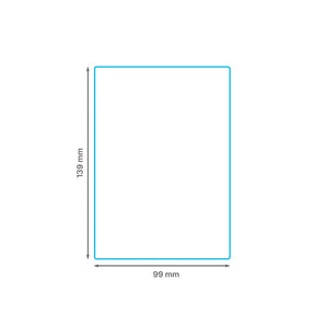 99 x 139 mm matt finish synthetic self-adhesive labels - 4 per sheet - laser and inkjet printable - waterproof - horticulture - steel - chemicals - industrial
