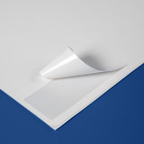 99 x 35 mm matt finish synthetic self-adhesive labels - 16 per sheet - laser and inkjet printable - waterproof - horticulture - steel - chemicals - industrial