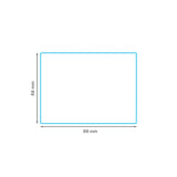 99 x 68 mm matt finish synthetic self-adhesive labels - 8 per sheet - laser and inkjet printable - waterproof - horticulture - steel - chemicals - industrial