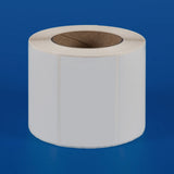 100 x 60 mm matt finish synthetic self-adhesive labels - 1-across - thermal transfer printable rolls - waterproof - horticulture - steel - chemicals - industrial