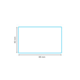 40 x 66 mm gloss finish synthetic self-adhesive labels - 1-across - thermal transfer printable rolls - waterproof - horticulture - steel - chemicals - industrial