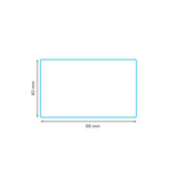 40 x 66 mm matt finish synthetic self-adhesive labels - 2-across - thermal transfer printable rolls - waterproof - horticulture - steel - chemicals - industrial