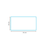 45 x 25 mm matt finish synthetic self-adhesive labels - 2-across - thermal transfer printable rolls - waterproof - horticulture - steel - chemicals - industrial