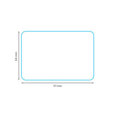 51 x 34 mm synthetic self-adhesive labels - 2-across - thermal transfer printable rolls - waterproof - horticulture - steel - chemicals - industrial
