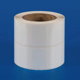 51 x 34 mm synthetic self-adhesive labels - 2-across - thermal transfer printable rolls - waterproof - horticulture - steel - chemicals - industrial