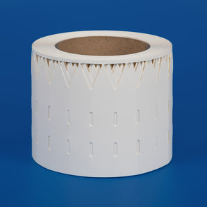 100 x 19 mm Stick-In Labels, Thermal Transfer Printable, 1-across, WHITE