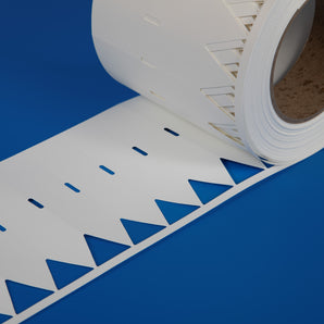 115 x 25 mm Stick-In Labels, Thermal Transfer Printable, 1-across, WHITE