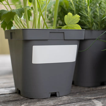 matt finish synthetic self-adhesive labels - 60 per sheet - laser and inkjet printable - waterproof - horticulture - steel - chemicals - industrial