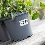 matt finish synthetic self-adhesive labels - 2-across - thermal transfer printable rolls - waterproof - horticulture - steel - chemicals - industrial