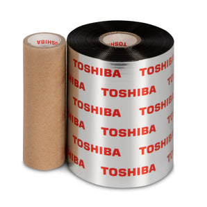 102mm x 600m Toshiba TEC AS1 Pure Resin Printer Ribbon, Outside Wound