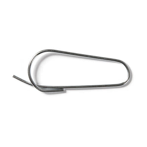 Industrial Tag Fastening Clip No. 1G - Galvanised Steel - 1.8mm x 56mm. 1000 clips.