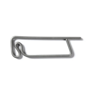 Industrial Tag Fastening Clip No.4 - Zinc-Plated Steel - 3x2mm x 55mm. 1000 clips.