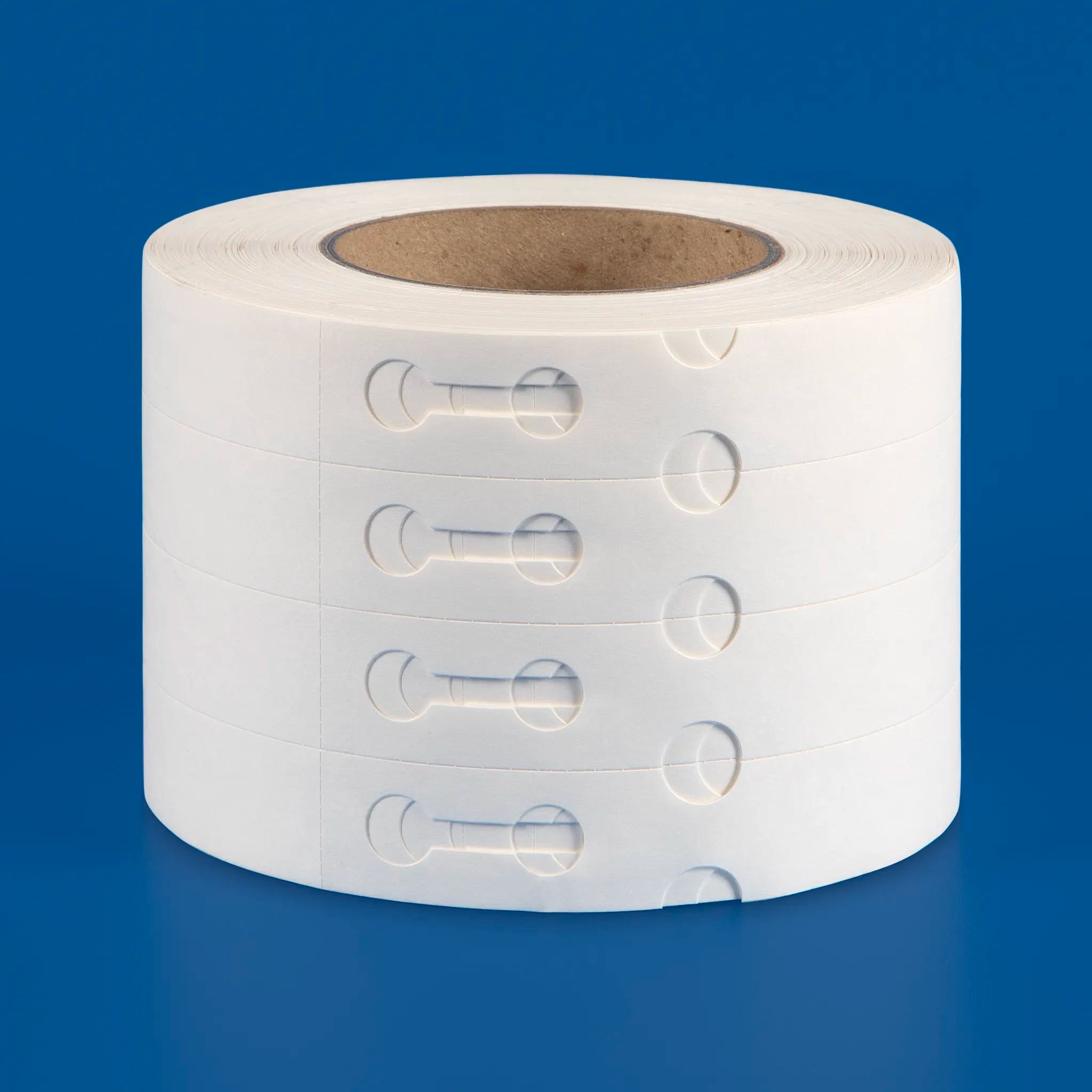 Eco 25 x 191 mm Self-Tie Loop Lock Labels, 4-across, WHITE x 1000 ...