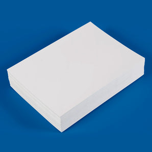 A5 Bed Cards (148 x 210 mm) Ink Jet Printable Sheets x 250, WHITE
