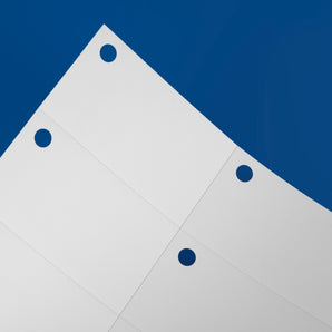 105 x 60 mm Hang Tags - HEAVY DUTY - Laser Printable Sheets - 10 per sheet