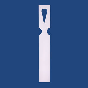 38 x 250 mm 5-per sheet, Self-Tie Loop-Lock Labels, WHITE