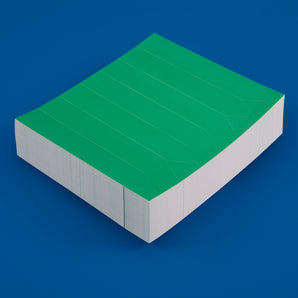 27 x 160 mm Stick-In Labels, Laser-Printable, 7 per sheet, GREEN x 1000