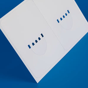 210 x 149 mm Stick-In Labels x 500, Thermal Transfer Printable, 2-across, WHITE