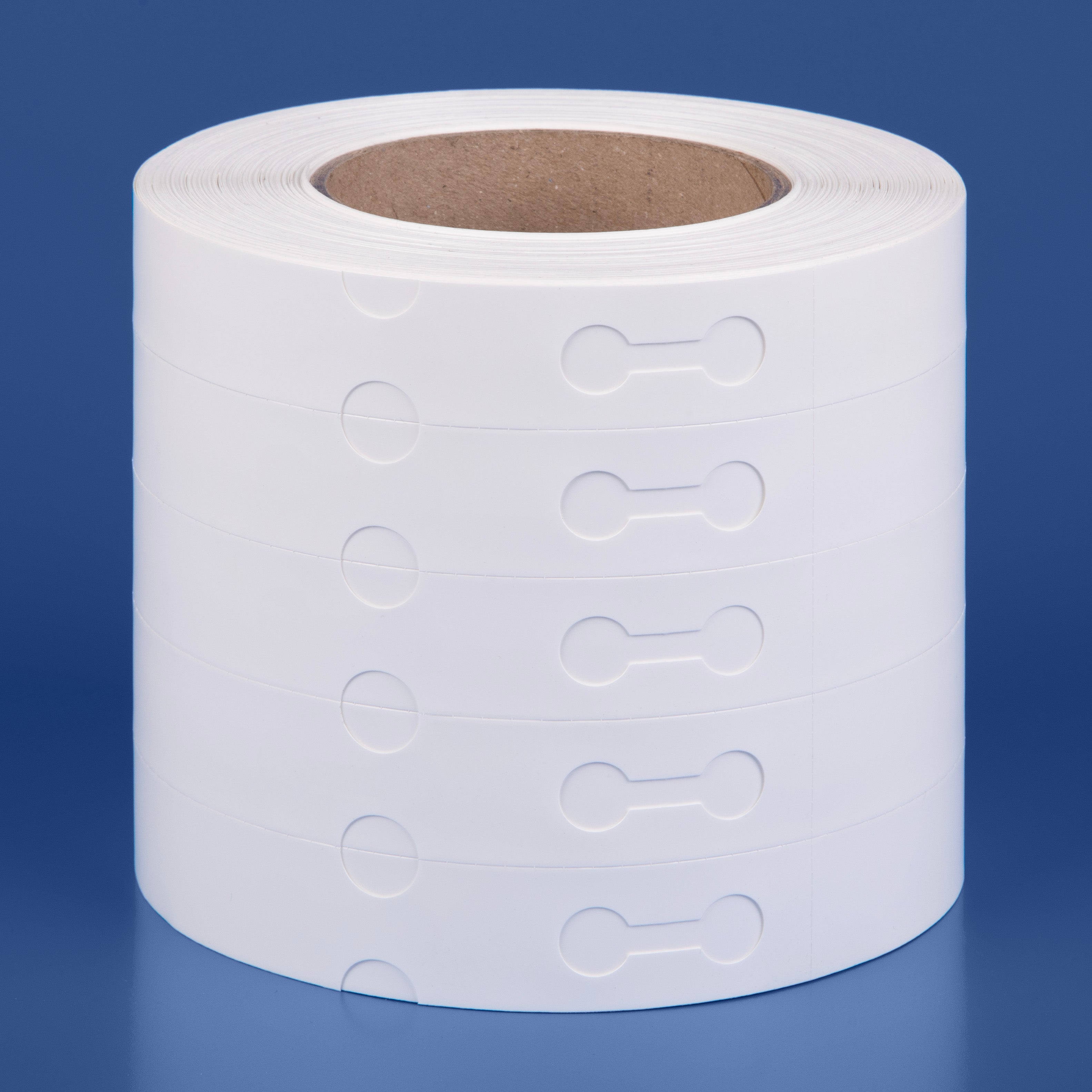 Self Tie Label 25x230mm 5-across White – Bluepoint Labels
