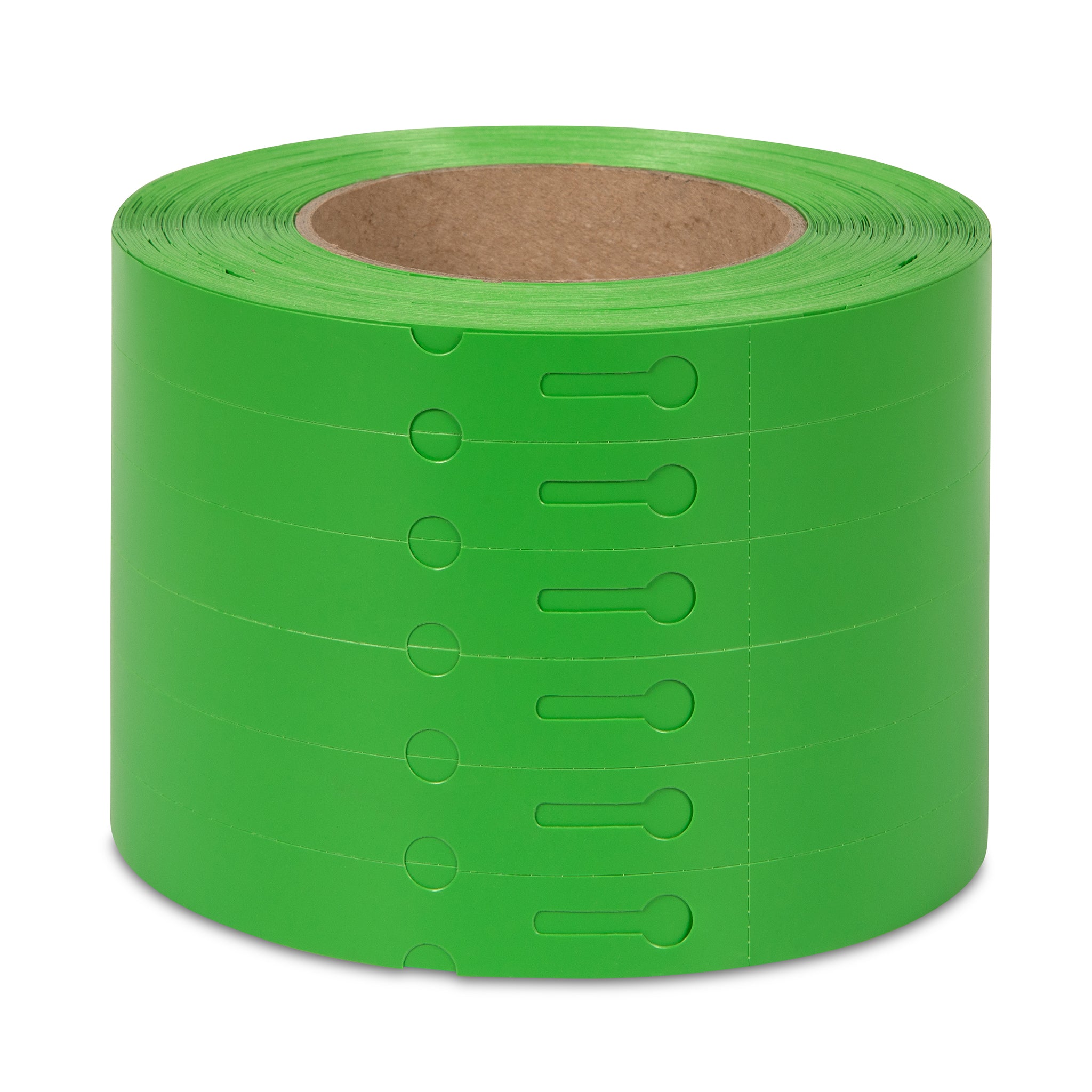 17 x 127 mm Self-Tie Loop-Lock Labels, 6-across, GREEN – Bluepoint Labels