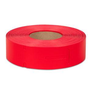 50 x 228 mm Self-Tie Loop-Lock Labels, 1-across, RED