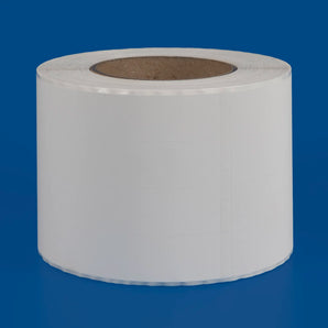 25 x 300 mm Synthetic Self-Adhesive Labels, Matt-Finish, 4-Across