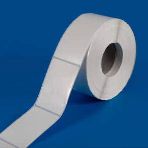 40 x 60 mm Synthetic Self-Adhesive Labels, Gloss-Finish, Thermal Transfer Printable, 1-Across