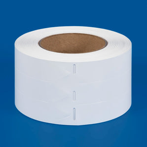 25 x 140 mm Stick-In Labels, Thermal Transfer Printable, 3-across, WHITE