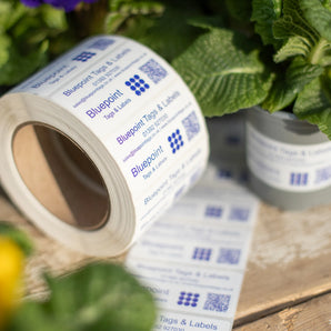 50 x 25 mm Synthetic Self-Adhesive Labels, Matt-finish,Thermal Transfer printable, 1-across WHITE